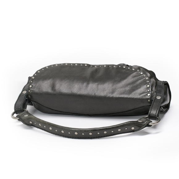 LUCKY BRAND Soft Black Leather Hobo Bag - Picture 6 of 12
